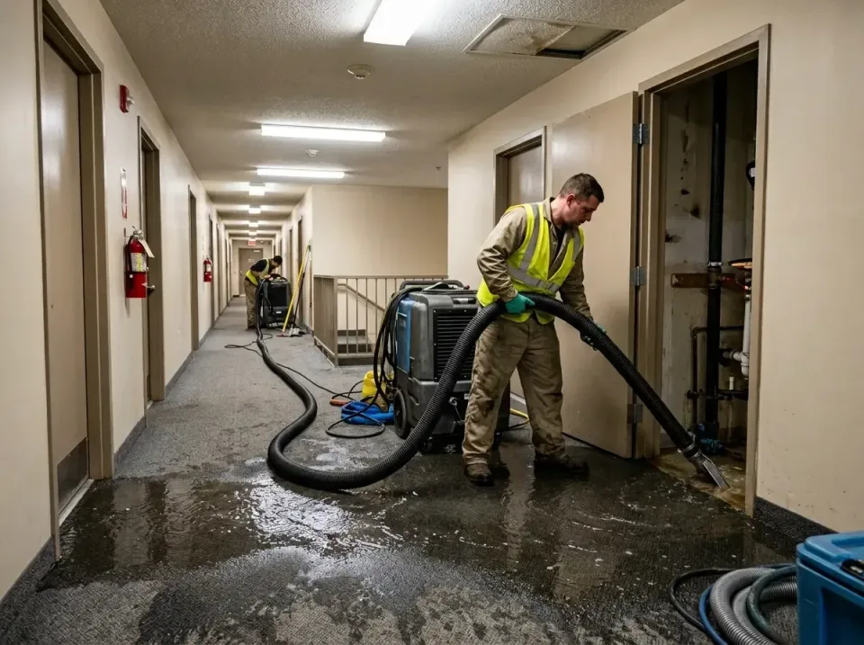 multi-unit-apartment-hallway-f-005 — frequently asked questions, Emergency Burst Pipe Water Extraction & Removal in Grand Mo…